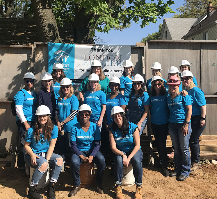 London Fischer Sponsors Habitat For Humanity, Women Build Project